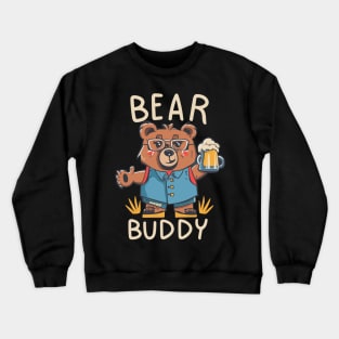 "Bear Buddy" design Crewneck Sweatshirt